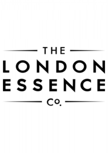 Le logo The london essence écrit en noir en format png